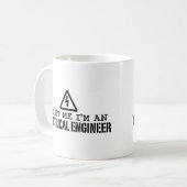 Elektroingenieur Kaffeetasse (Vorderseite Links)