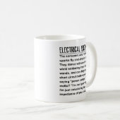 Elektroingenieur Kaffeetasse (VorderseiteRechts)