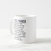 Elektroingenieur Kaffeetasse (Vorderseite Links)
