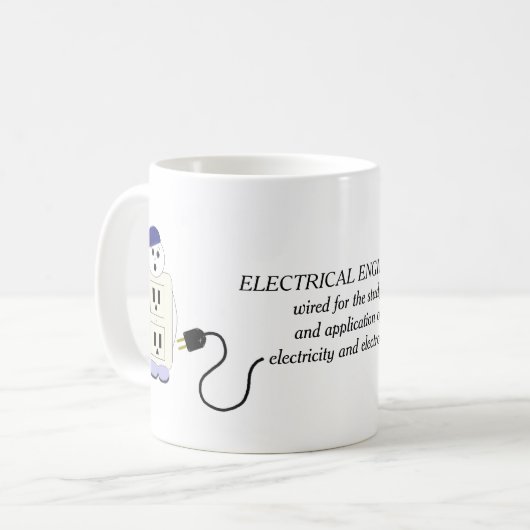 Elektroingenieur Kaffeetasse (Vorderseite Links)