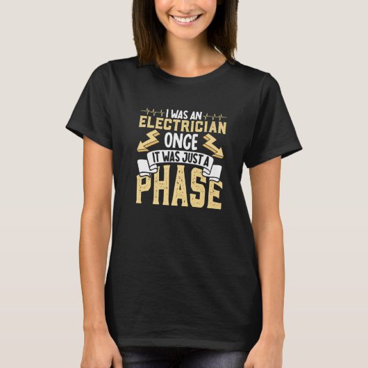 Elektroingenieur Lineman Electrical T-Shirt (Vorderseite)