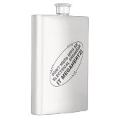 Elektroingenieur Megahertz Oval Flachmann (Rechts)