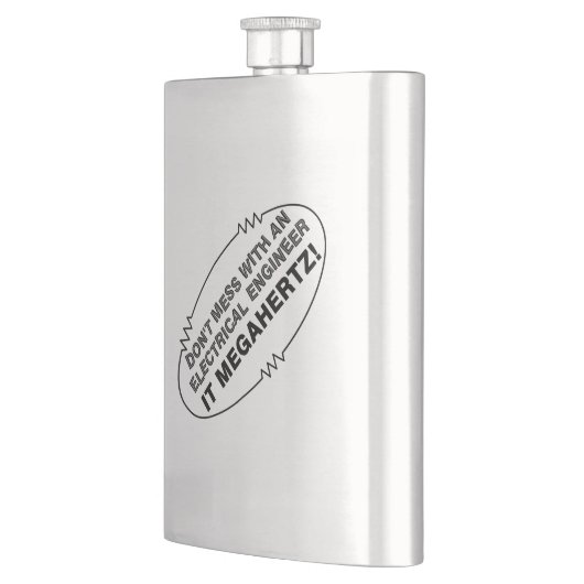 Elektroingenieur Megahertz Oval Flachmann (Links)