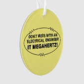 Elektroingenieur Megahertz Oval Ornament (Vorderseite)