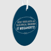 Elektroingenieur Megahertz Oval Ornament (Vorderseite)