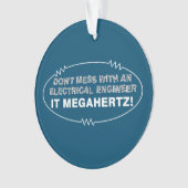Elektroingenieur Megahertz Oval Ornament (Vorderseite)