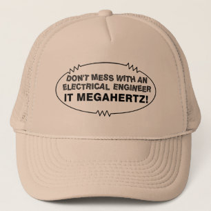 Elektroingenieur Megahertz Oval Truckerkappe