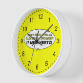 Elektroingenieur Megahertz Oval Uhr (Winkel)