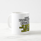 Elektroingenieur ...nehme an, ich habe nie Unrecht Kaffeetasse (Vorderseite Links)