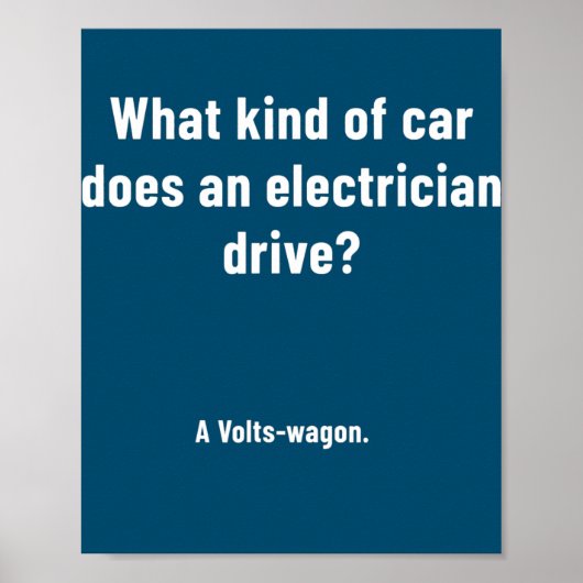 Elektroingenieur Poster (Vorne)