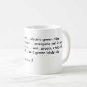 Elektroingenieur-Rätsel-Tasse Kaffeetasse (VorderseiteRechts)