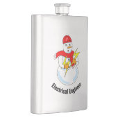 Elektroingenieur Snowman Flachmann (Rechts)