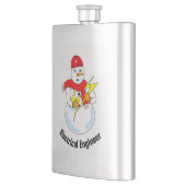 Elektroingenieur Snowman Flachmann (Links)