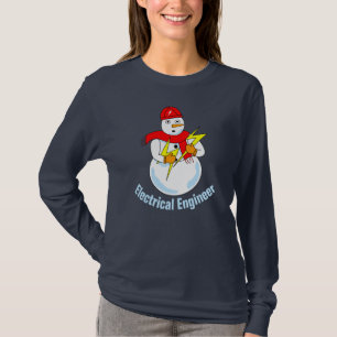 Elektroingenieur Snowman T - Shirt
