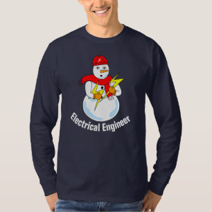 Elektroingenieur Snowman T-Shirt