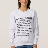 Elektroingenieur Sweatshirt (Vorderseite)