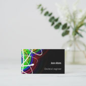 Elektroingenieur - Visitenkarte (Stehend Vorderseite)