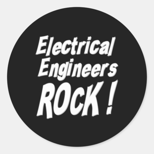 Elektroingenieurrock! Aufkleber (Vorderseite)
