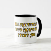 Elektroinstallateur-Geschenk Tasse (VorderseiteRechts)