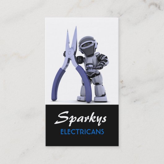 Elektrokarte Visitenkarte (Vorderseite)