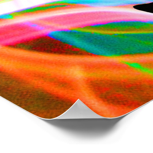 Elektrolasershow Cheerleader Poster (Ecke)