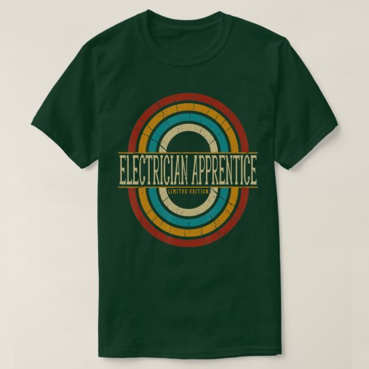 Elektrolehrling Vintag Retro T-Shirt (Design vorne)