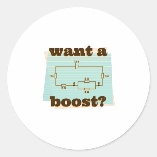 Elektroleitungstechniker Runder Aufkleber (Vorderseite)