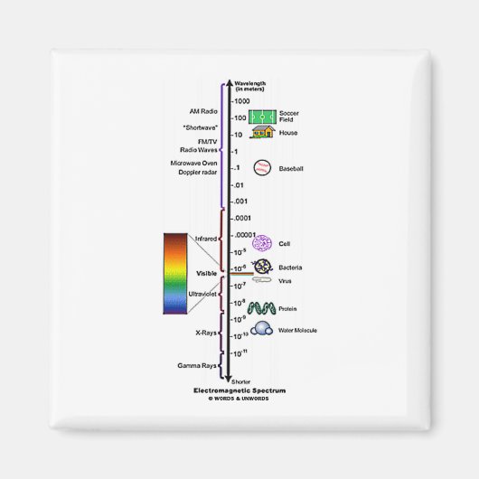 Elektromagnetische Spektren Magnet (Vorne)