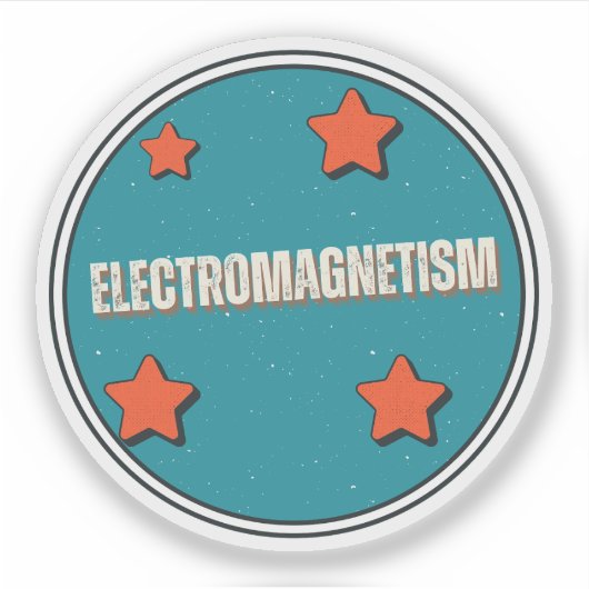 Elektromagnetismus Aufkleber (Vorderseite)