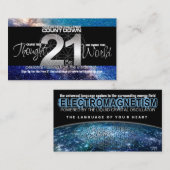 Elektromagnetismus-BUSINESS-KARTEN Visitenkarte (Vorne/Hinten)