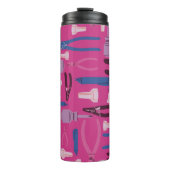 Elektromännchen, Bauwesen Thermosbecher (Vorderseite)