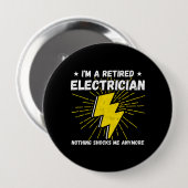 Elektromüde - nichts schockiert mich button (Vorne & Hinten)
