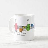 Elektron-Transport-Ketten-Tasse Kaffeetasse (Vorderseite Links)