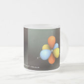 Elektronc$porbitals-Tasse Mattglastasse (VorderseiteRechts)