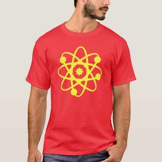 Elektronen und Neuronen rotes Geek-Shirt T-Shirt (Vorderseite)