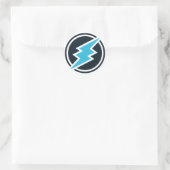 Elektronenaufkleber Runder Aufkleber (Tasche)