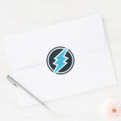 Elektronenaufkleber Runder Aufkleber (Umschlag)