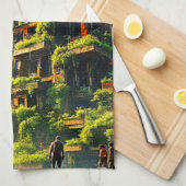 Elektronenbeutel Geschirrtuch (Viertel Falte)