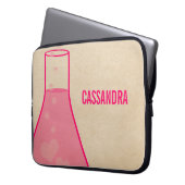 Elektronenfernbecher (Whimsical Beaker Electronics Laptopschutzhülle (Vorderseite Links)