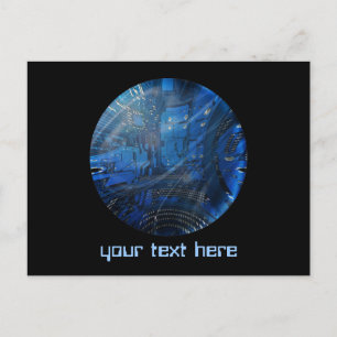 Elektronenkugel Postkarte