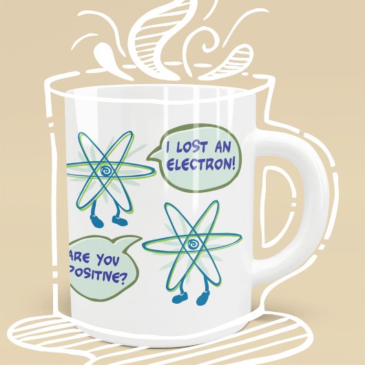 Elektronenpuppe Kaffeetasse