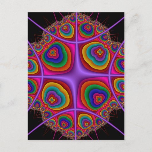 Elektronenwolke Postkarte (Vorderseite)