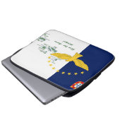 Elektronik-Bag der Azoren Laptopschutzhülle (Vorne Knopf)