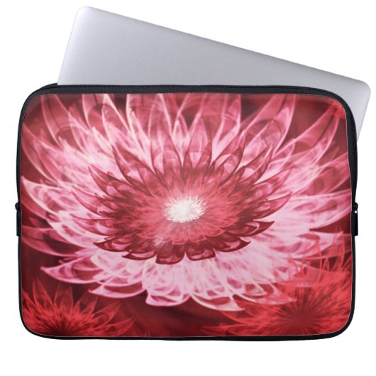 Elektronik Bag Fantasy Blume Red Laptopschutzhülle (Vorderseite)