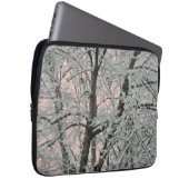 Elektronik Bag großer Baum im Schnee Laptopschutzhülle (Vorne Rechts)