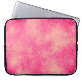 Elektronik-Bag mit rosa Sand Cloud-Effekt Laptopschutzhülle (Vorderseite)