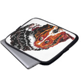 Elektronik-Beutel ; Basset-Hund Laptopschutzhülle (Vorne Knopf)