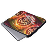 Elektronik-Beutel Neopren Notebook-Sieb 15" Schütz Laptopschutzhülle (Vorne Knopf)