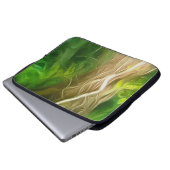 Elektronik-Beutel Traum Light Green Tree Laptopschutzhülle (Vorne Knopf)