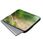 Elektronik-Beutel Traum Light Green Tree Laptopschutzhülle (Vorne Knopf)